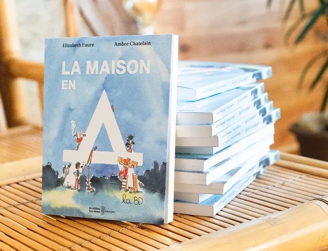 la maison en A, la BD photo chez Elizabeth Faure
